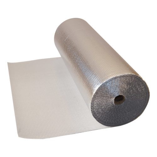 MP Isofex Alu LP metalizált bevonattal ellátott polietilén légbuborékos párazáró fólia padlófűtésekh