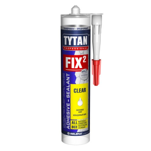 Tytan FIX 2 Clear szerelési ragasztó víztiszta