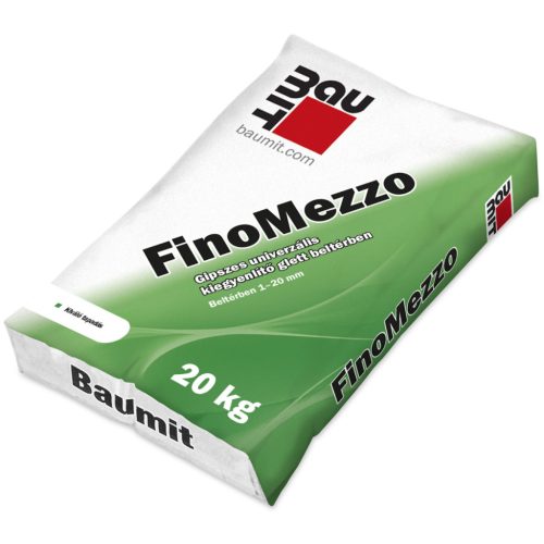 Baumit FinoMezzo beltéri univerzális gipszes glett 1-20 mm 20 kg